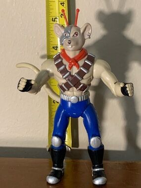 Vintage Galoob Vinnie 1993 Biker Mice From Mars, Mouse Action Figure